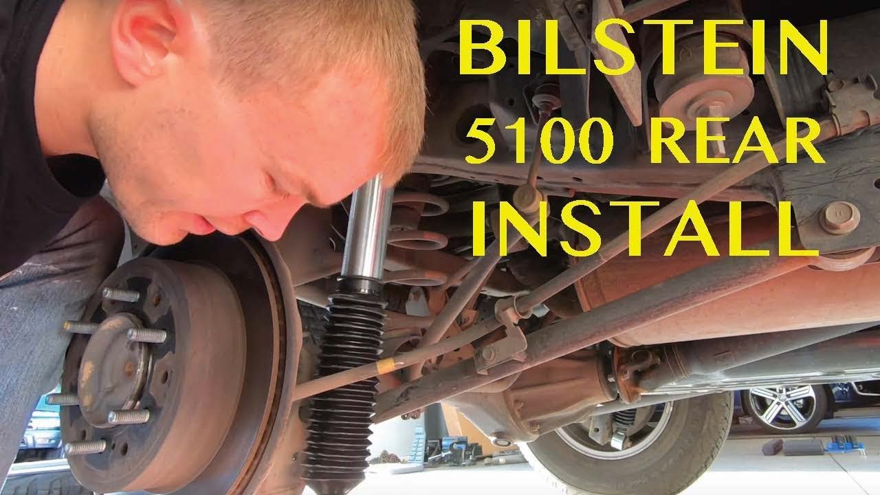 Установка заднего амортизатора 4Runner Bilstein 5100