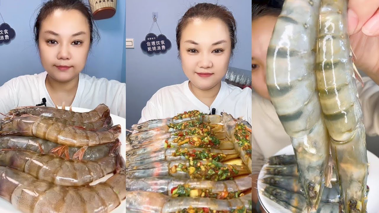 Asmar challenge Eating Seafood 🦞🦞 Shrimp 🍤🦐 Crap 🐙🦑 🐙🦑 Squid #shrimp #seafood #fishroe 