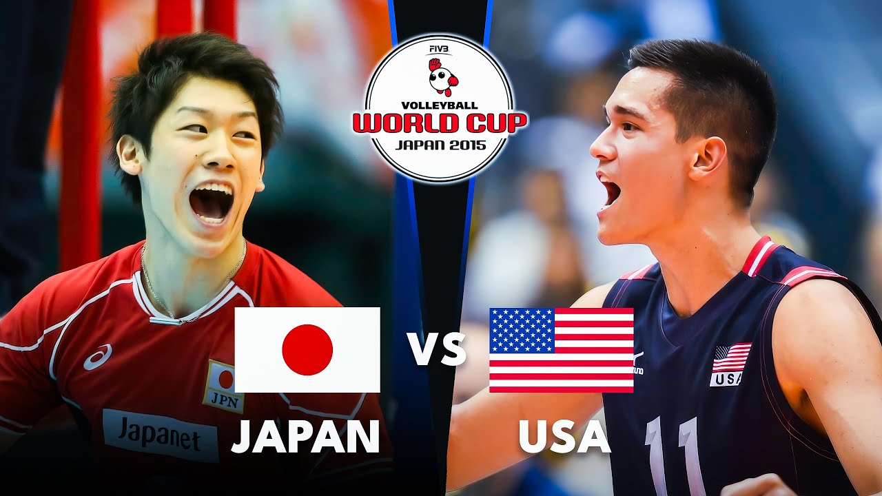 Japan vs USA | Men's Volleyball World Cup 2015