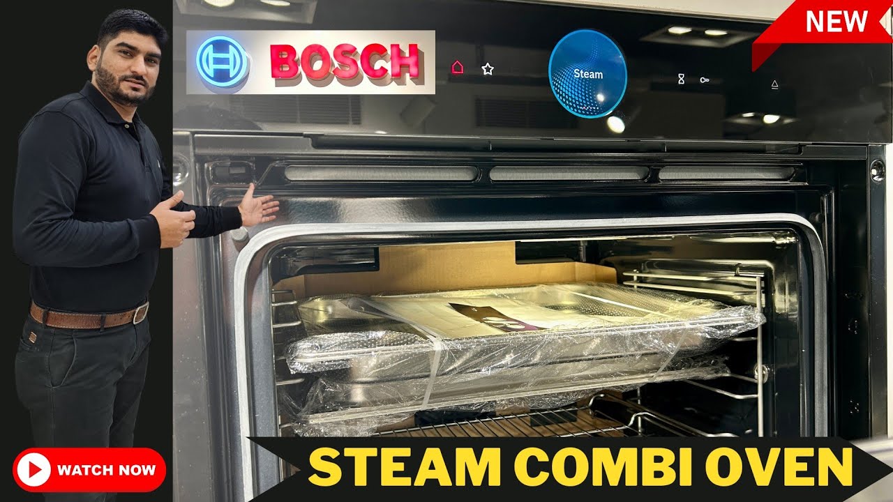 Bosch Series 8 HSG7361B1 Steam Combi Oven: Ultimate Cooking Experience!