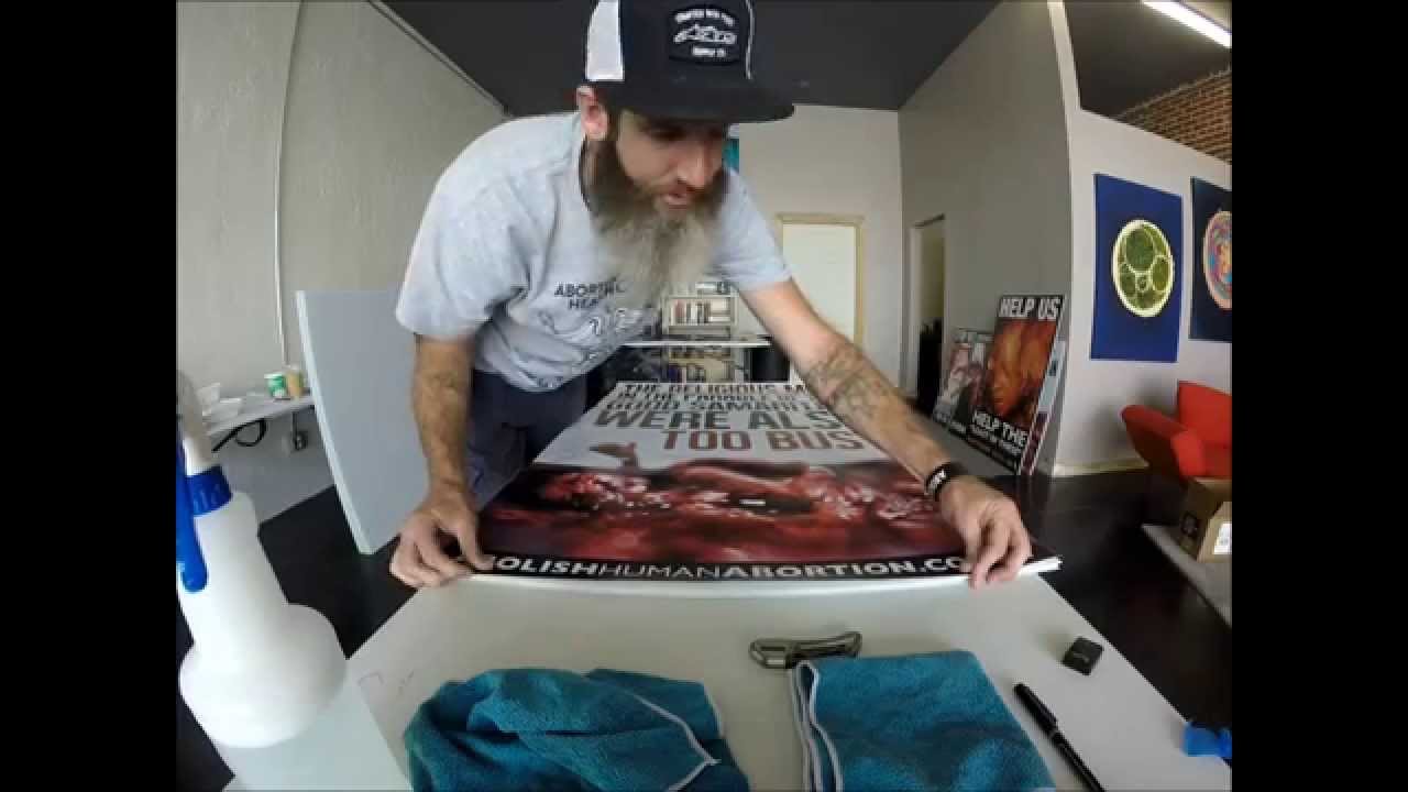 Vinyl Sign Mounting (Instructional Video)