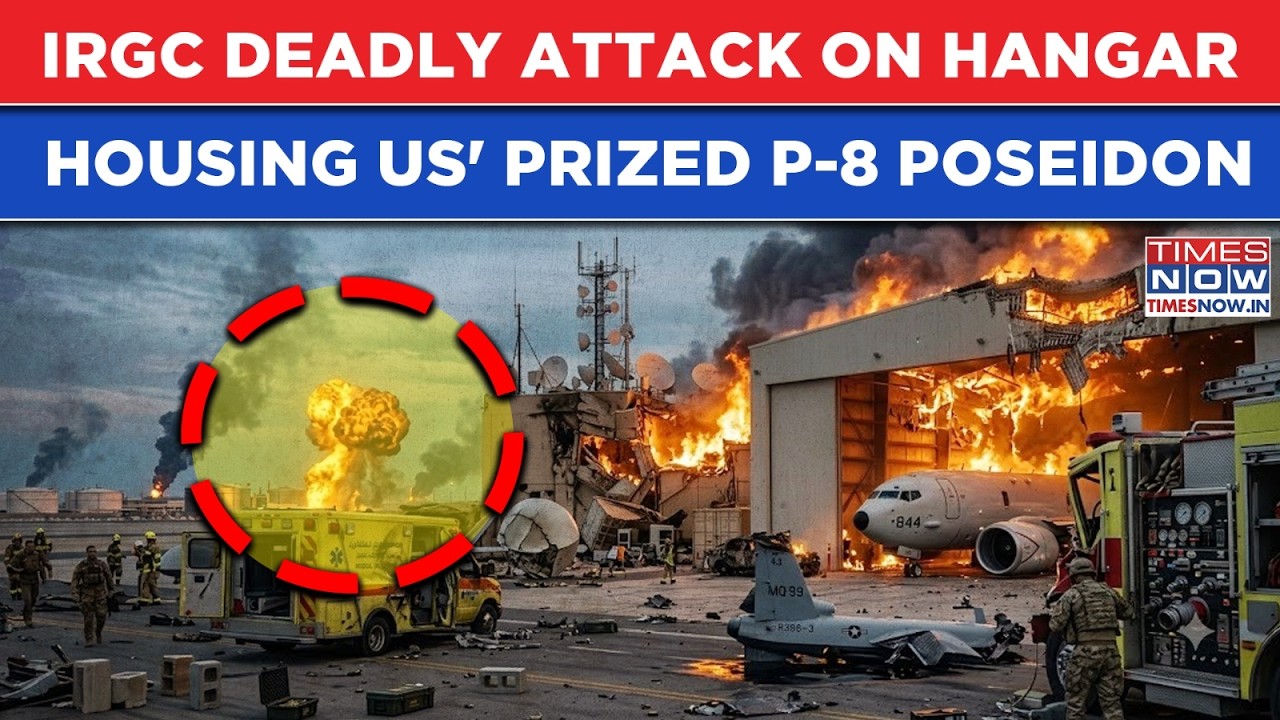 Bahrain Hangar Housing US' Prized P-8 Poseidon Comes Under Massive IRGC Attack After Us Bombed Iran