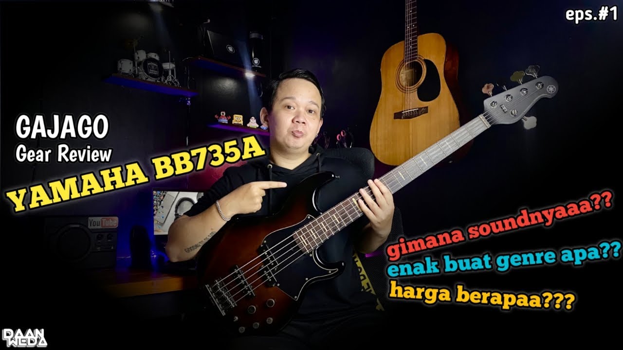 REVIEW BASS YAMAHA BB735A | GAJAGO REVIEW #eps.1