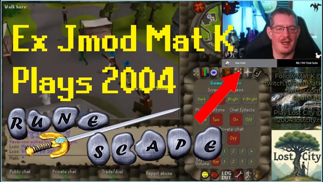 Mod Mat K Plays 2004Scape Full Stream - 2004 RuneScape - 22/02/2025