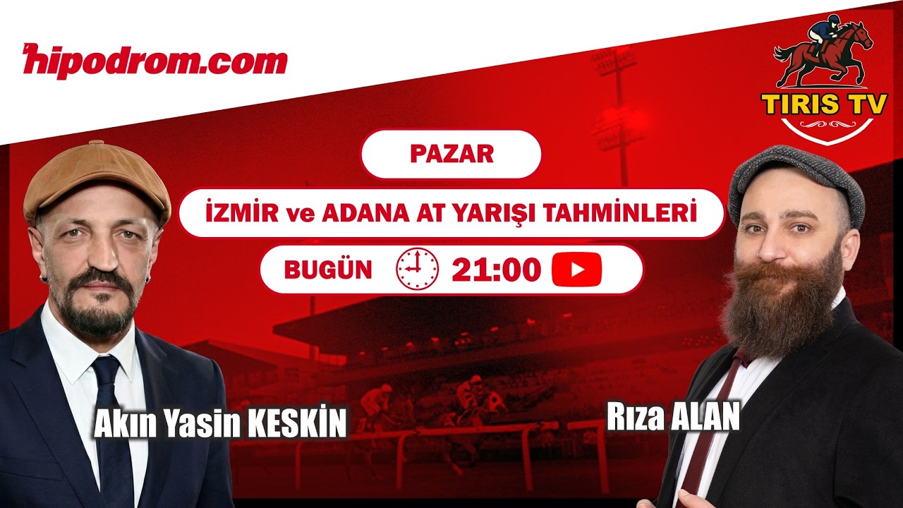 Pazar, İZMİR ve ADANA At Yarışları Tahminleri | Akın Yasin KESKİN  - (Rıza ALAN  Shorts Video)