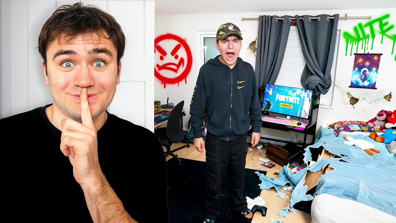 PRANK JE RETOURNE LA CHAMBRE DE SWAN !