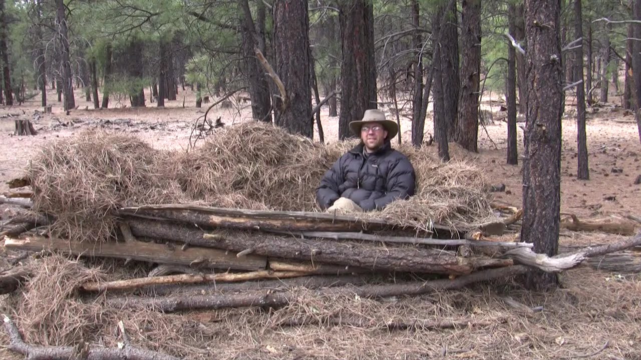 Pine Needle Bed Shelter with Tony Nester