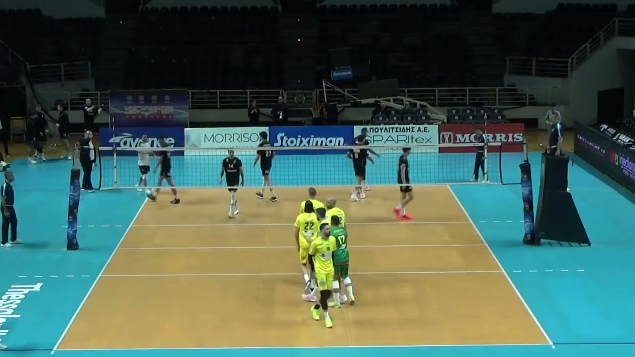 Mouchlias (Outside Hitter #27blue jersey) Paok Kalamata 25-26