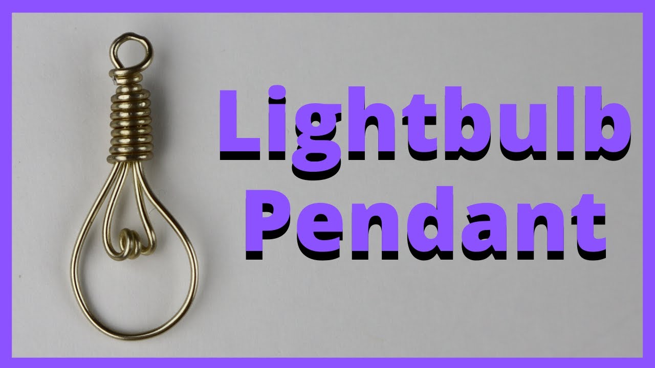 DIY Wire Lightbulb Pendant Tutorial // Viewer's Choice