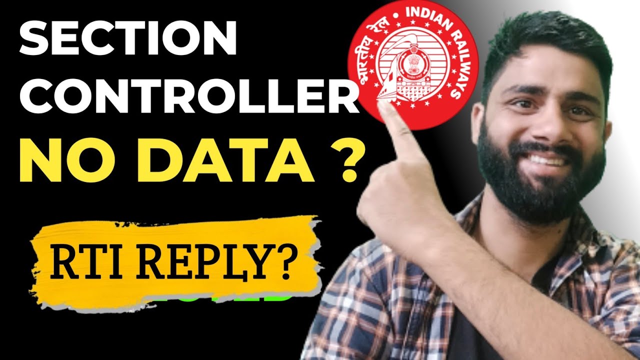 RRB Section Controller Total Application Recieved | RTI RESPONSE | No Data Available |Data After Cbt