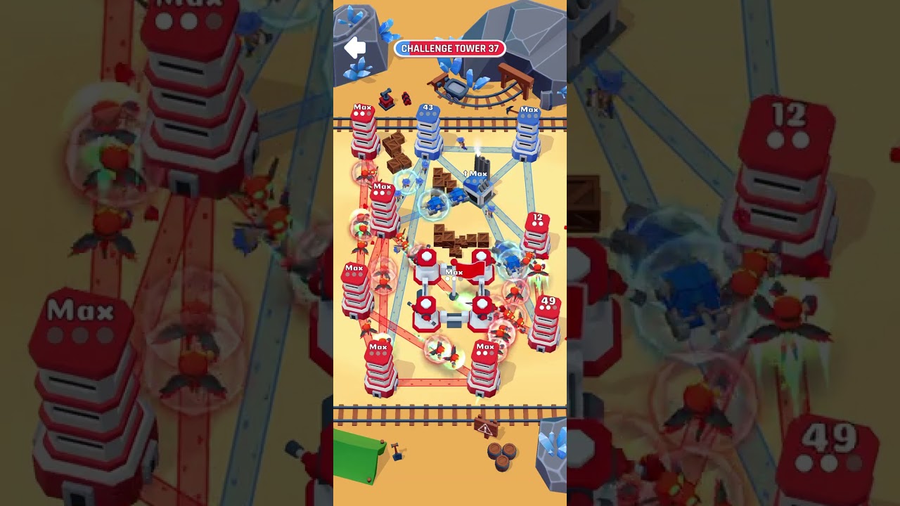 Level 36-37 victory 🤩 Challenge Tower War | #towerwarchallenge #towerwr