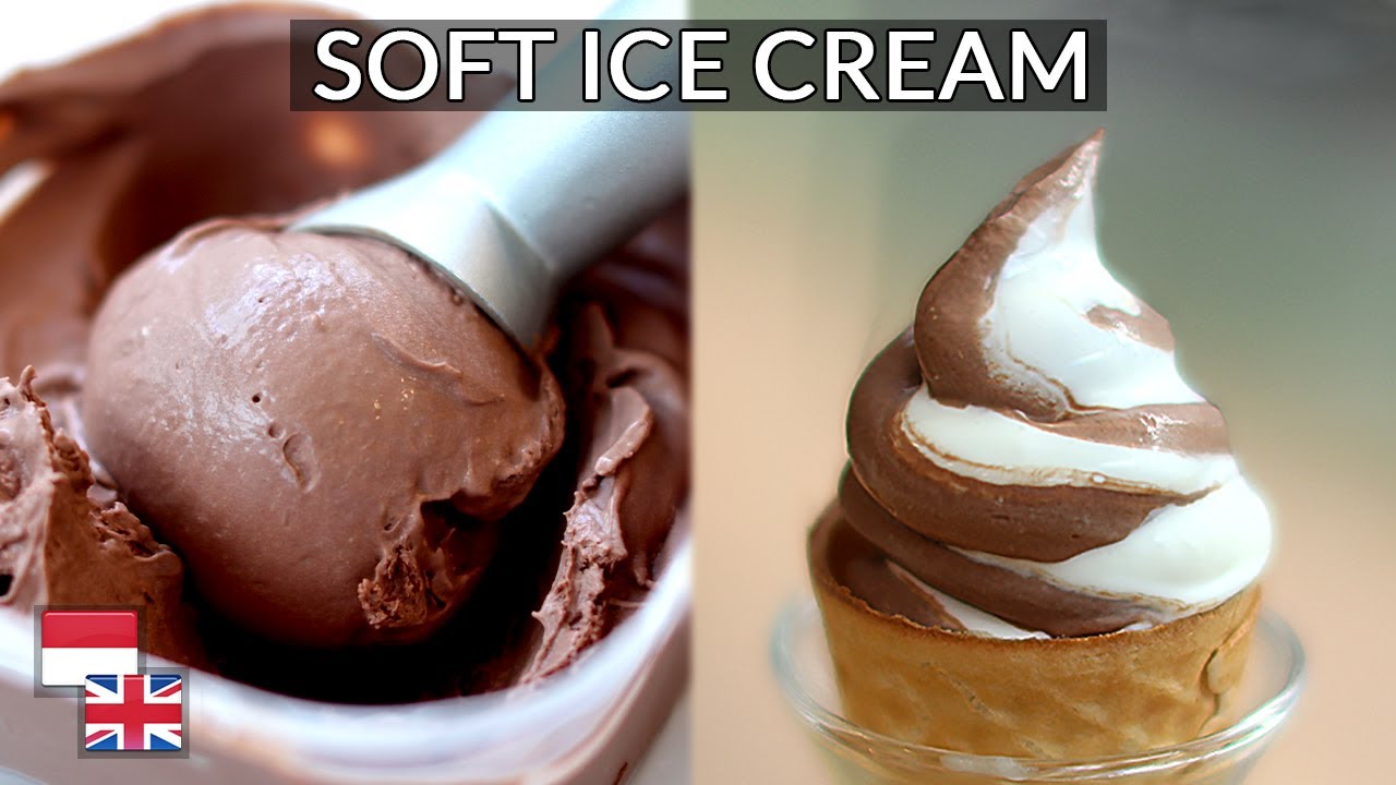 TANPA Mesin! Resep Soft Serve Ice Cream SUPER LEMBUT! [Cukup DUA Bahan]