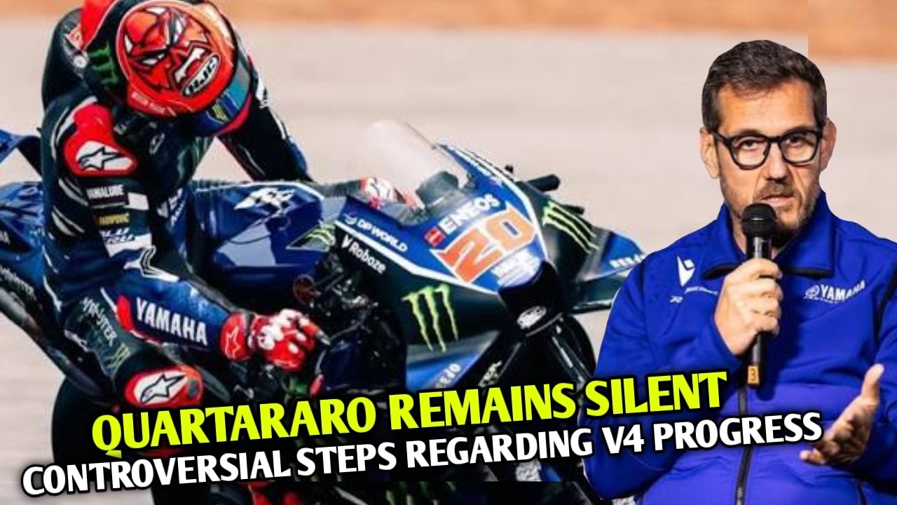 Fabio Quartararo remains silent. Controversial move regarding V4 progress