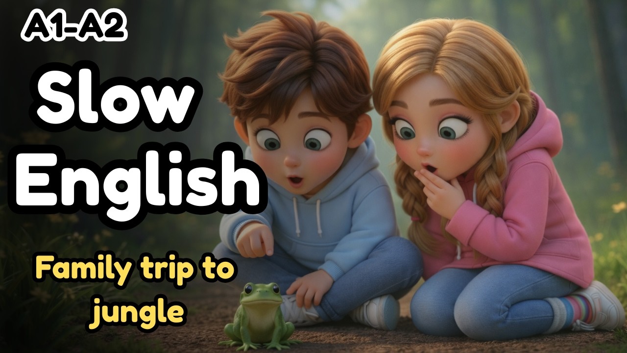 The Jungle Adventure | English Listening Practice for Beginners (A1 Level)