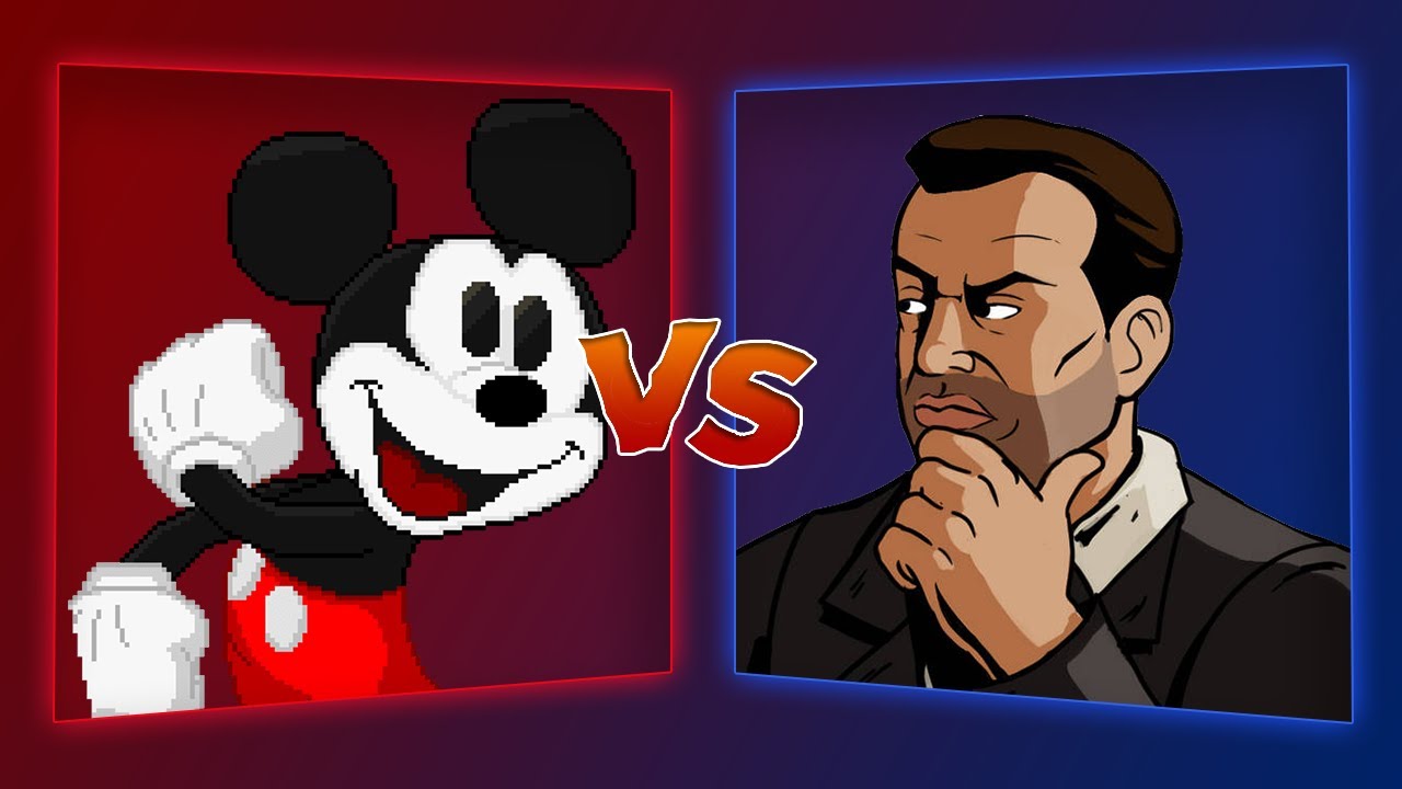 MUGEN Battle - Mickey Mouse vs Toni Cipriani