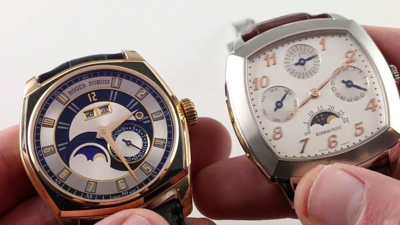 VERSUS: Audemars Piguet Tradition Perpetual Calendar v Roger Dubuis La Monegasque Perpetual