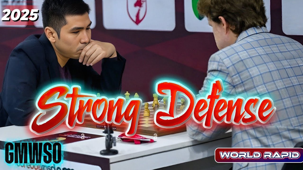Strong Defense!!! Wesley So Vs Vladislav Artemiev || World Rapid Championships 2025