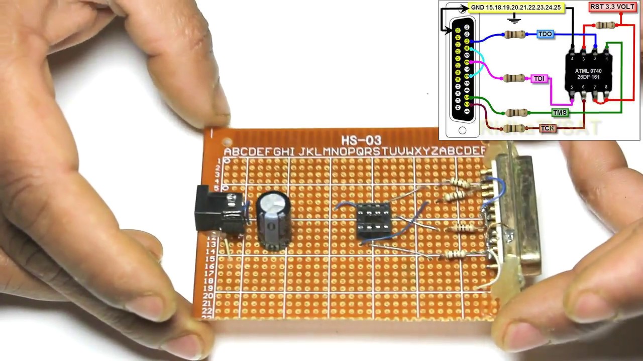 إصنع مبرمجة بنفسك سهلة وبدون تعقيد how to make spi flash programmer