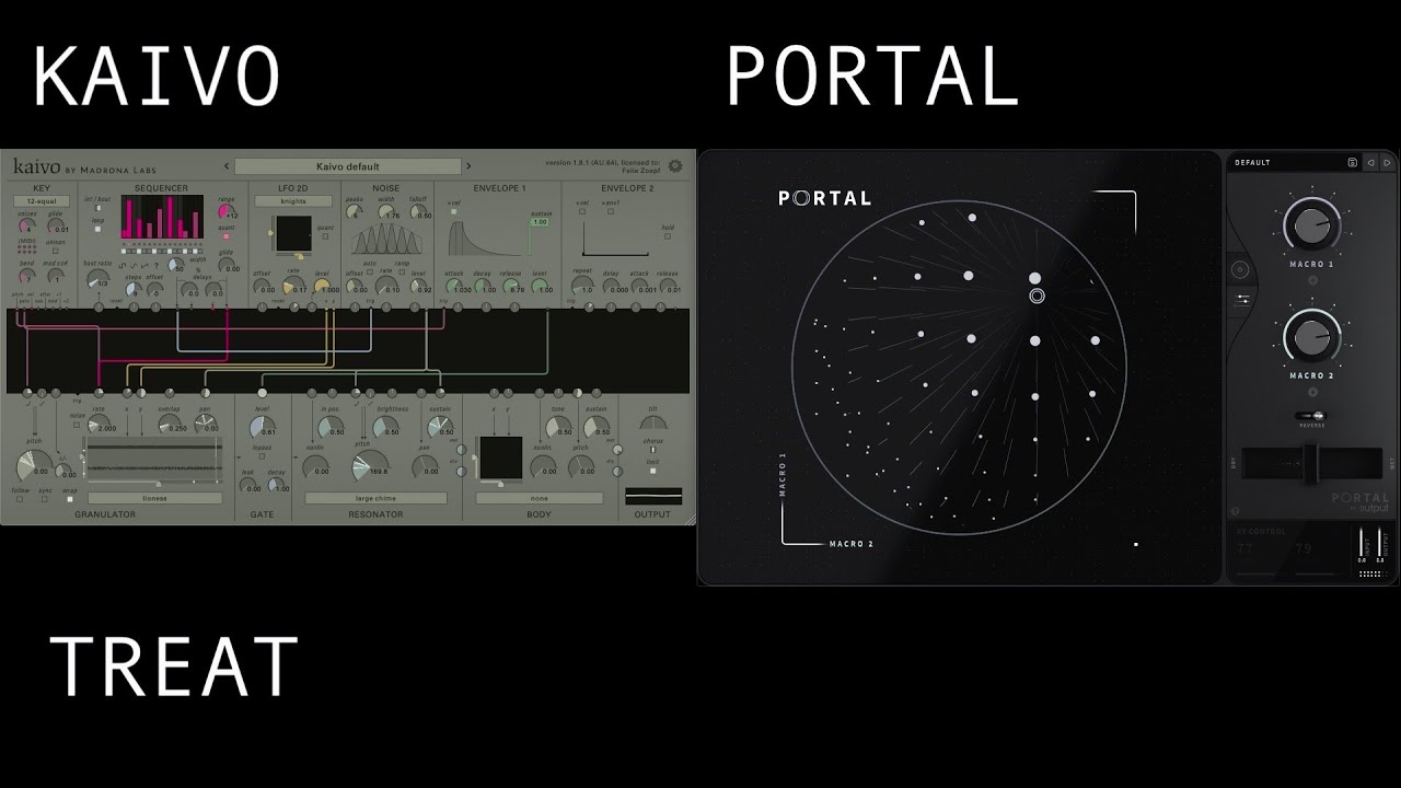 Treat x Madrona Labs Kaivo + Output Portal - ambience and noise