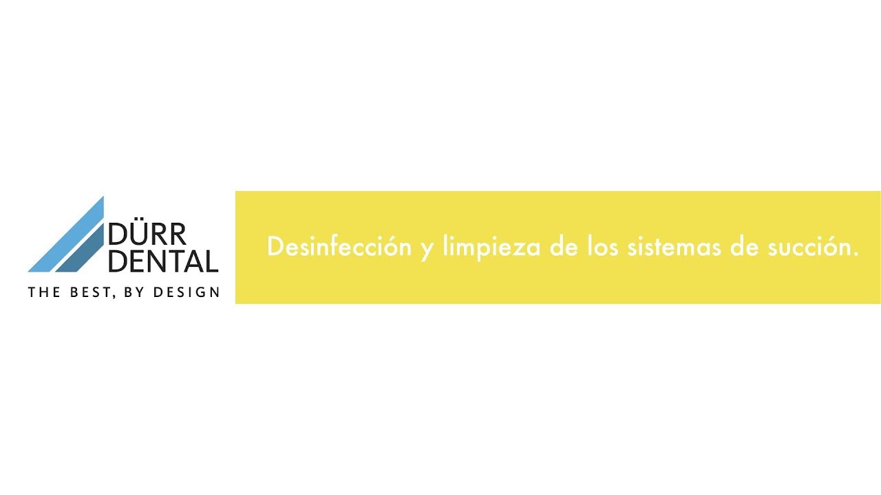 Dürr Dental Desinfección y limpieza de los sistemas de succión