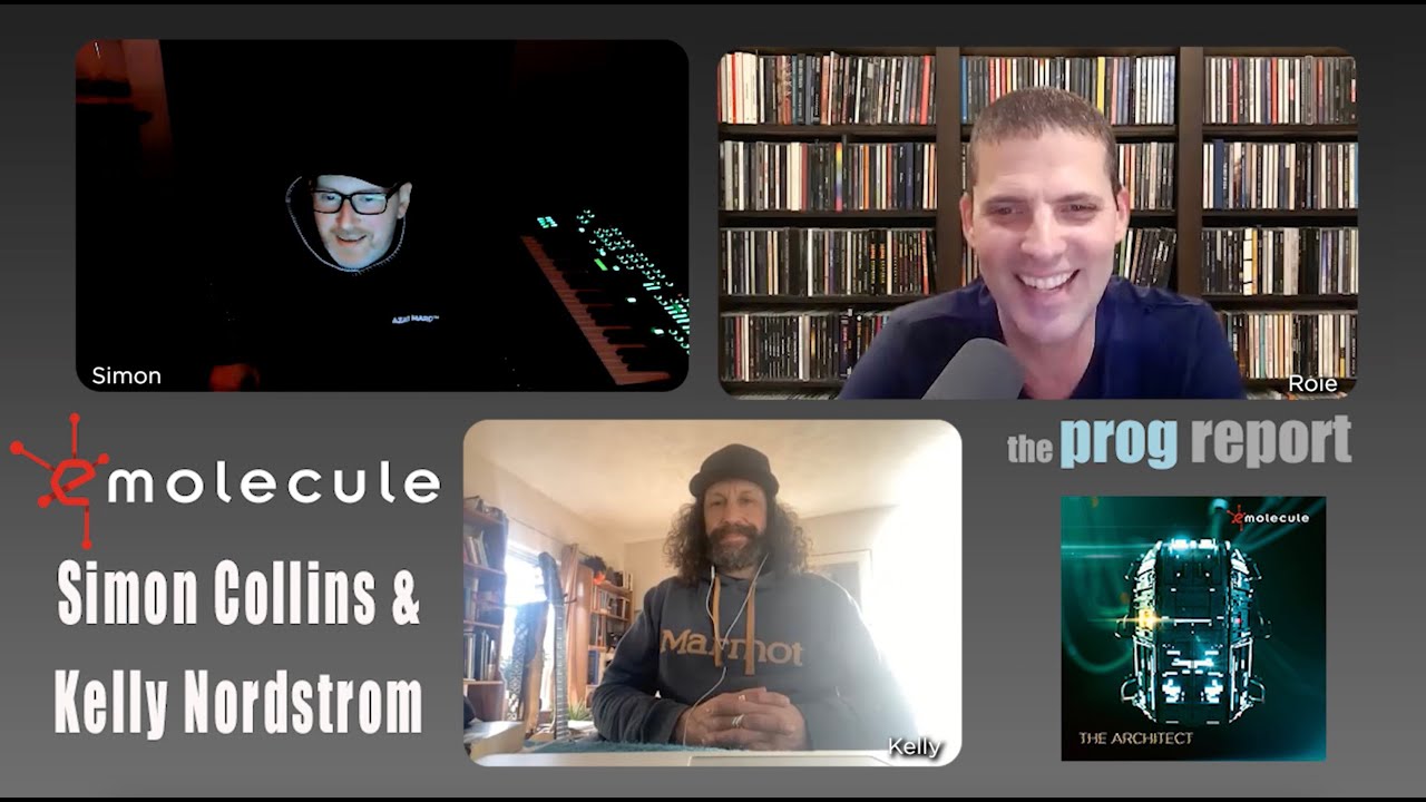 Simon Collins and Kelly Nordstrom talk about the new eMolecule album The Architect (Interview)