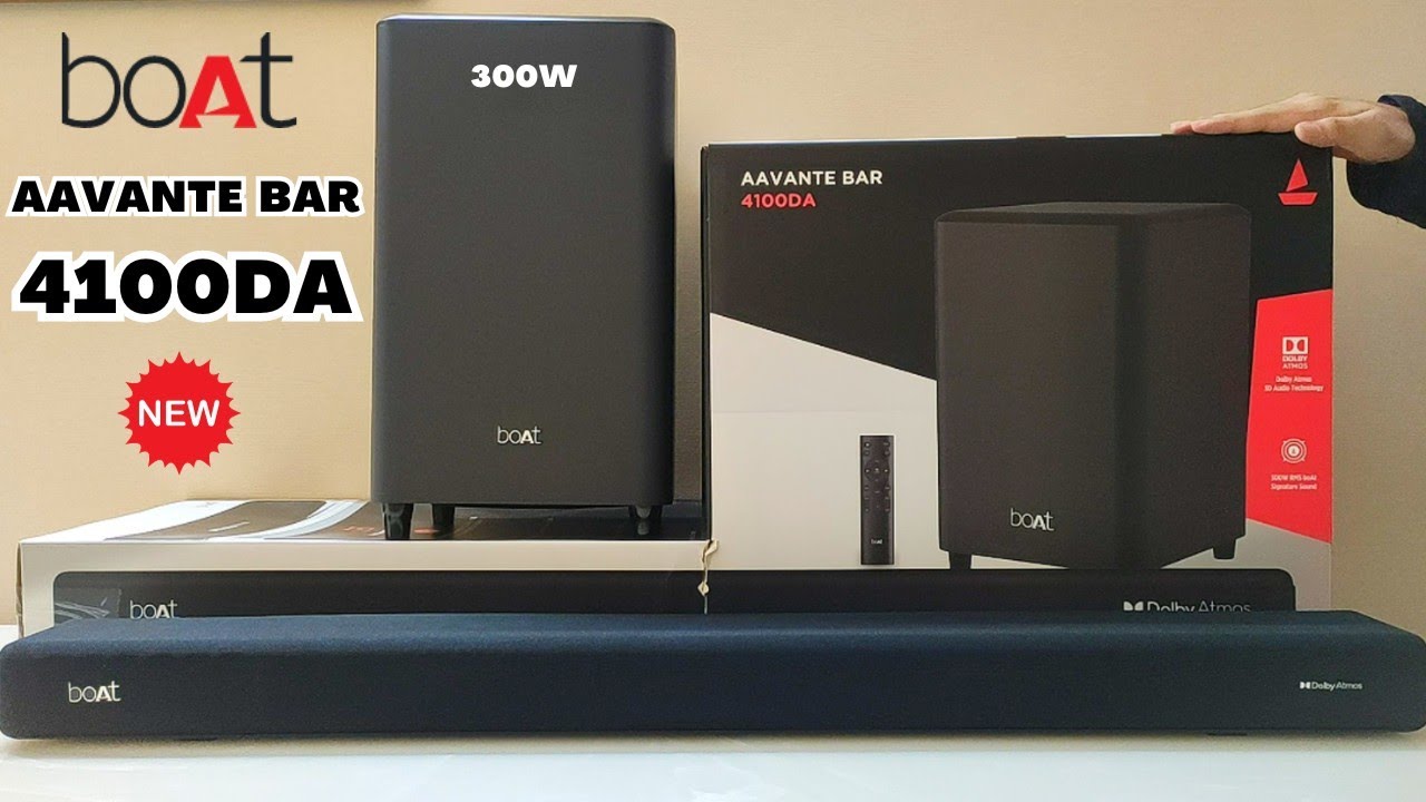 Boat Aavante Bar 4100da Soundbar Unboxing & Review | boat soundbar | boat 4100da soundbar | soundbar