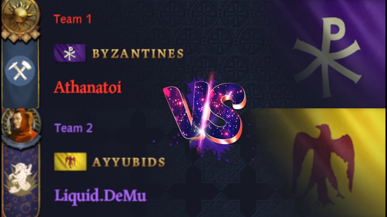 (AoE4 Byzantines vs Ayyubids)  Athanatoi vs Liquid DeMu