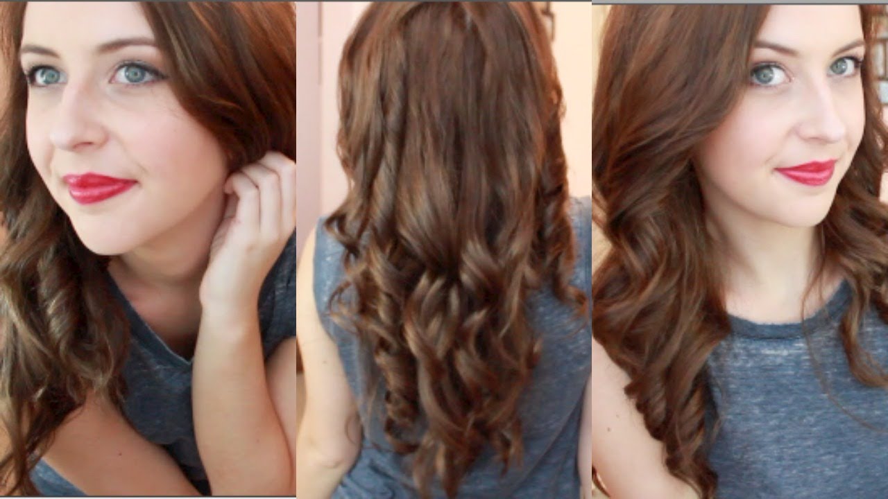 How To Curl Your Hair With A Straightener | spreadinsunshine15