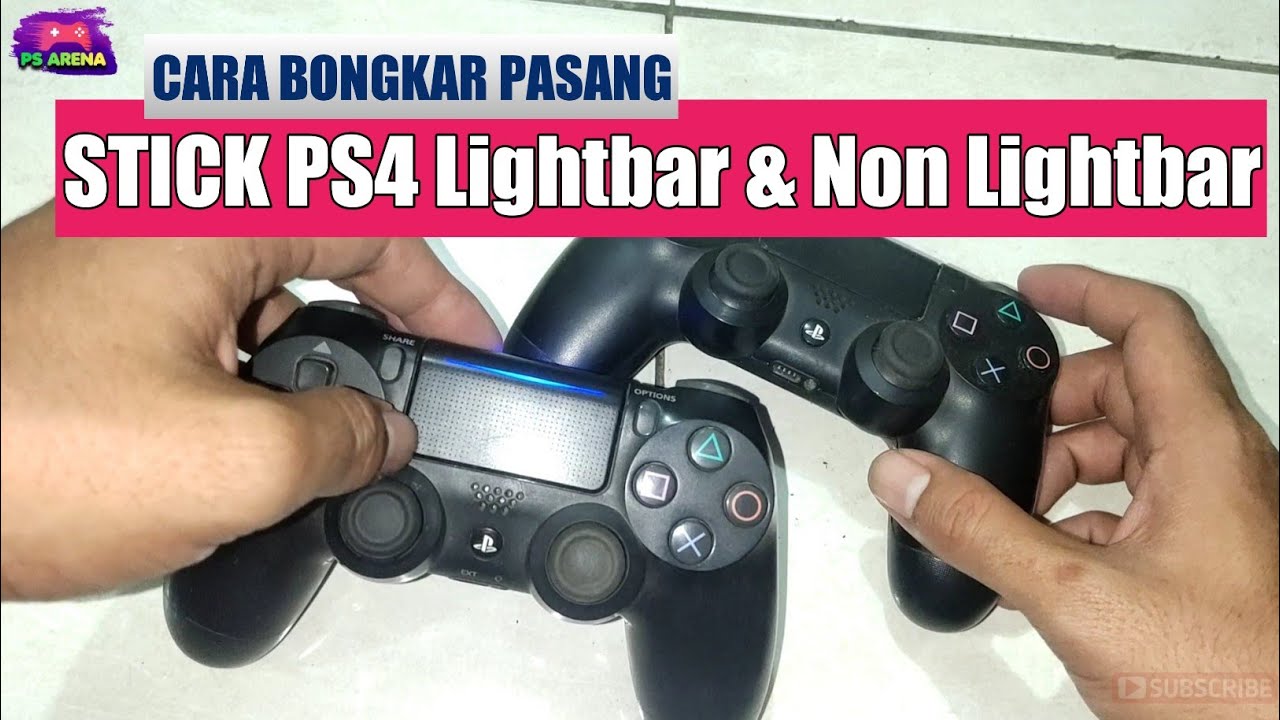 CARA BONGKAR PASANG STICK PS4