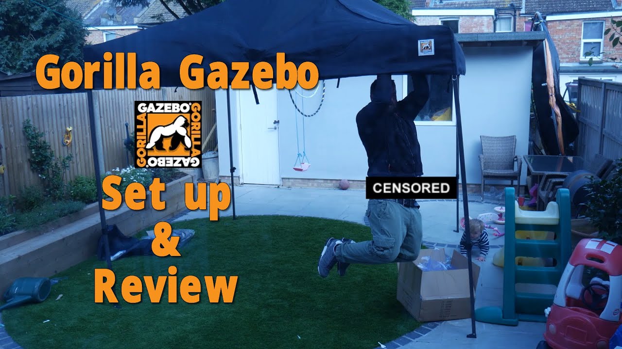 Gorilla Gazebo - Review and solution to it blowing away!