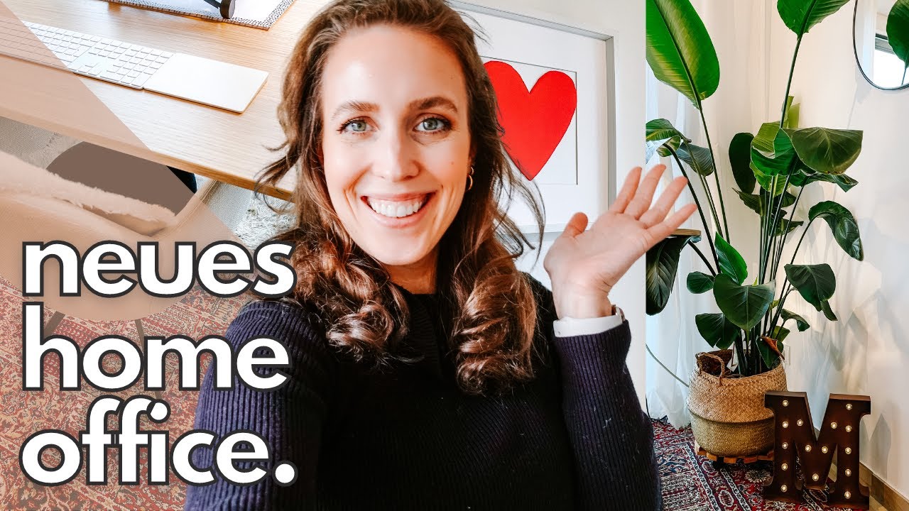NEUES HOME OFFICE | Kompletter Umbau mit Ikea Schreibtisch (ergonomisch) | maxine paloma lorraine