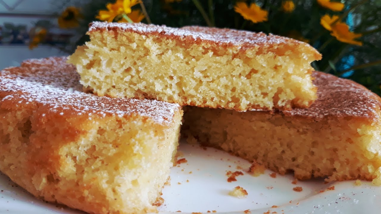 Bizcocho de naranja sin huevo - Receta fácil
