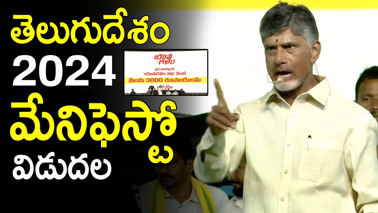 Chandrababu Naidu Announces His Election Manifesto 2024 At TDP Mahanadu | Qubetv News