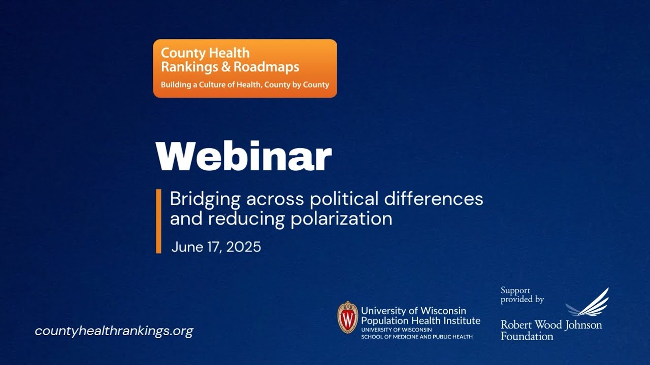 Webinar: Bridging across political differences and reducing polarization