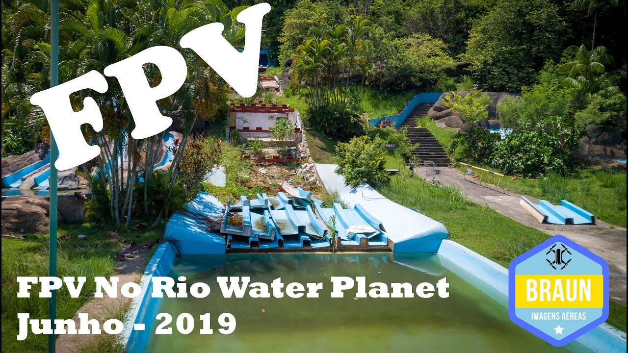 Drone FPV - Rio Water Planet #RIOWATERPLANET #PARQUEABANDONADO #PARQUEAQUATICO