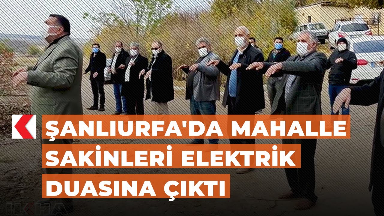 Şanlıurfa'da mahalle sakinleri elektrik duasına çıktı