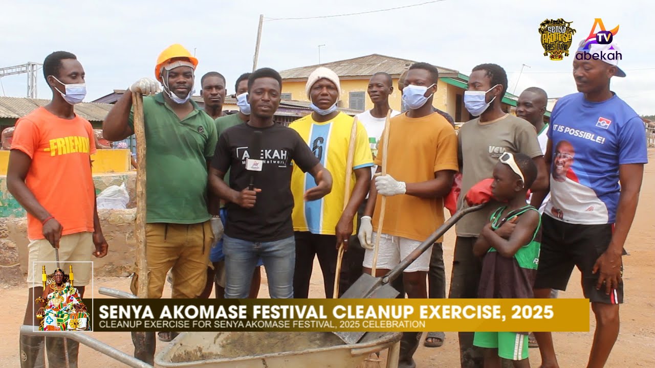 They Teamed up to keep Senya Beraku Clean Before Senya Akomase Festival, 2025#cleanupexercise