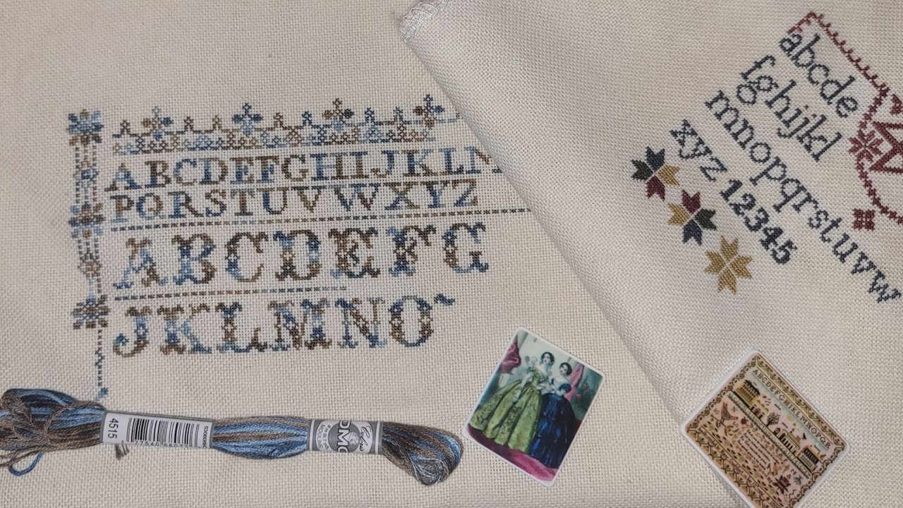 Flosstube 96: Sampler Stitchmaynia Update.  Having so much fun!