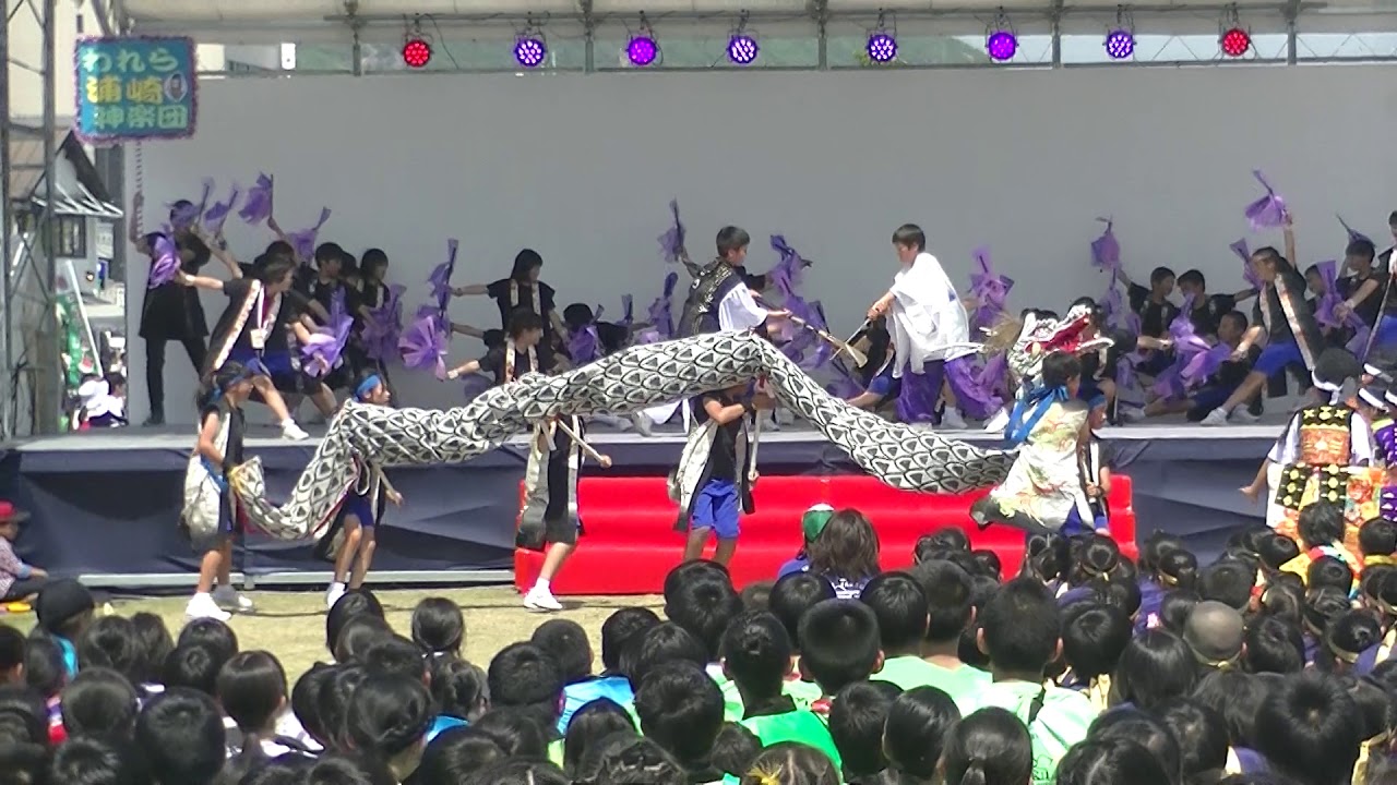 第７５回尾道みなと祭【第１７回ええじゃんＳＡＮＳＡ・がり・２日目・駅前ステージ】小学生部門・優勝・うらさキッズ