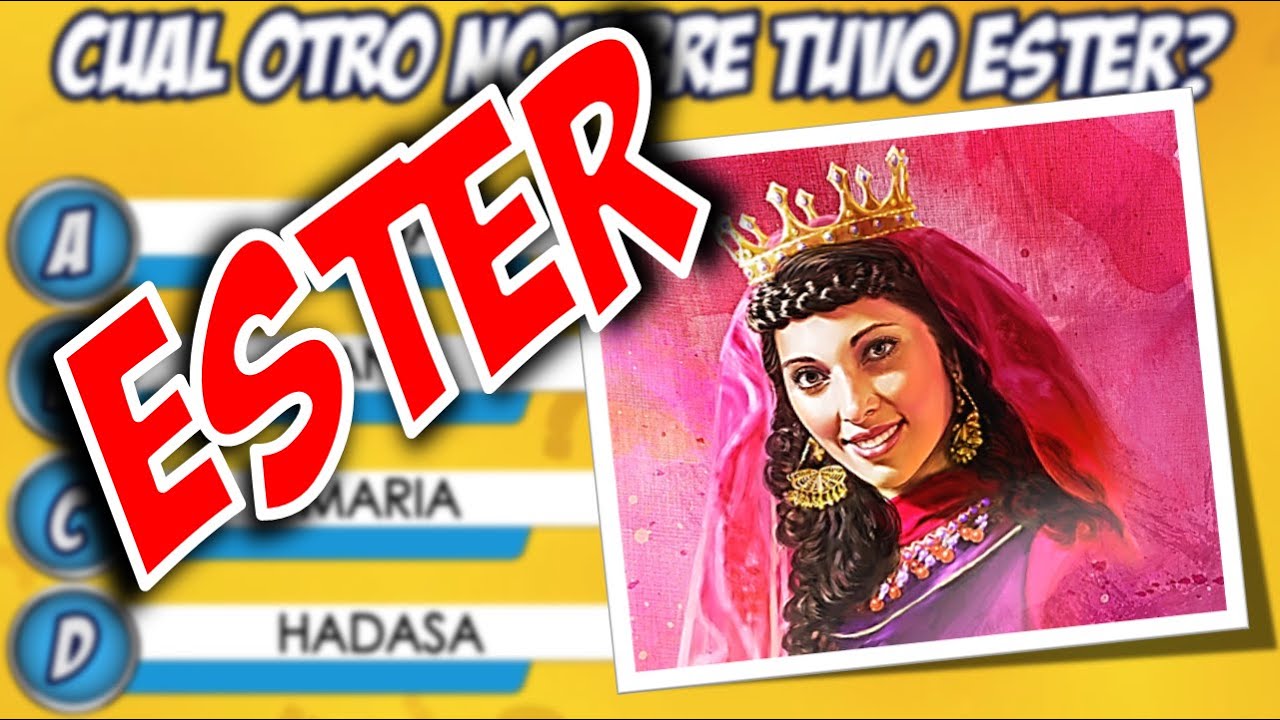JUEGO DE PREGUNTAS BÍBLICAS |ESTER| 25 PREGUNTAS