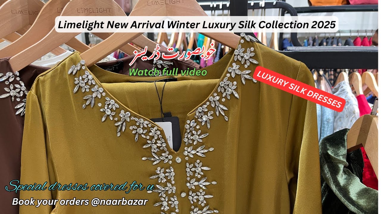 Limelight New Arrival Winter Luxury Silk Collection 2025 | Limelight Sale Today | Limelight Discount