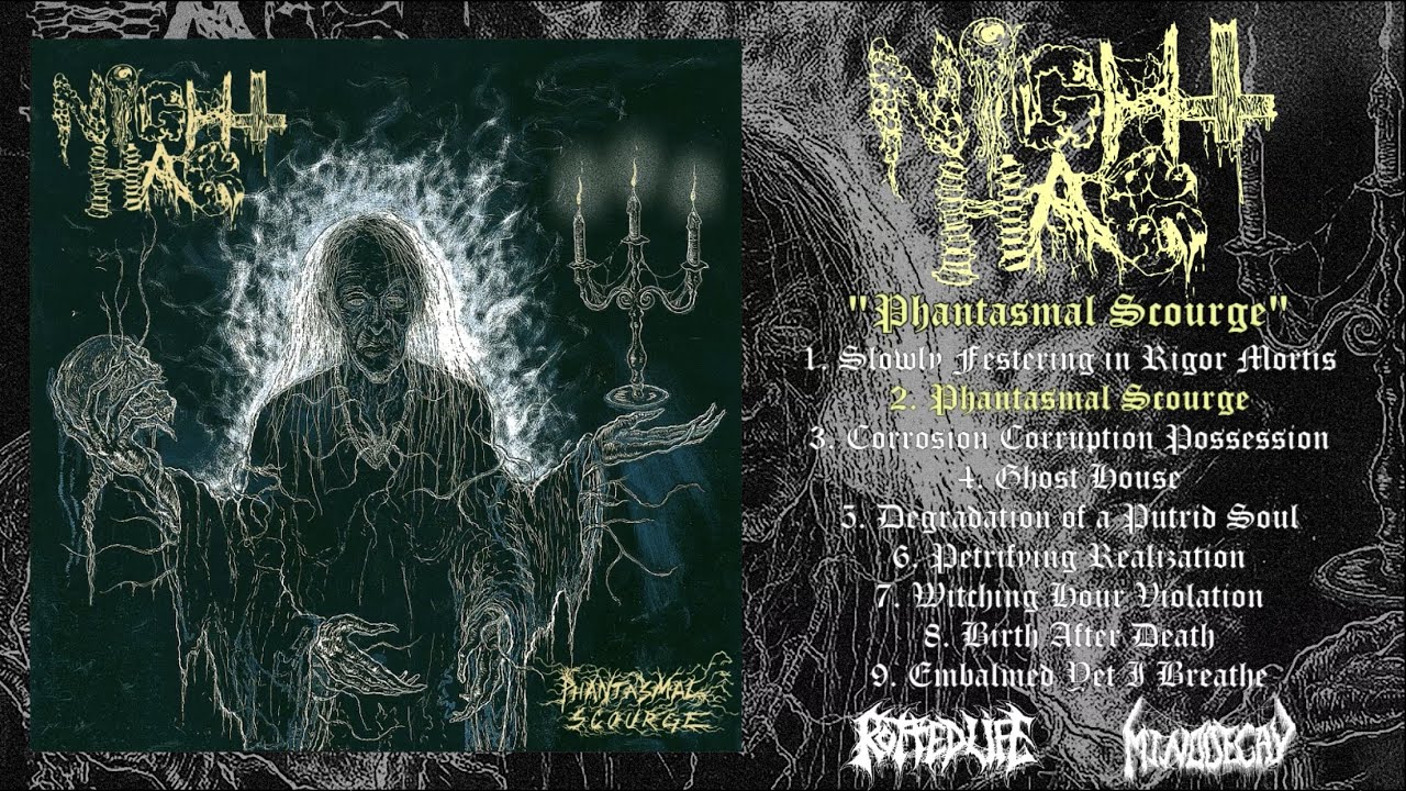 Night Hag - Phantasmal Scourge [FULL ALBUM] (VA Death Doom 2022)