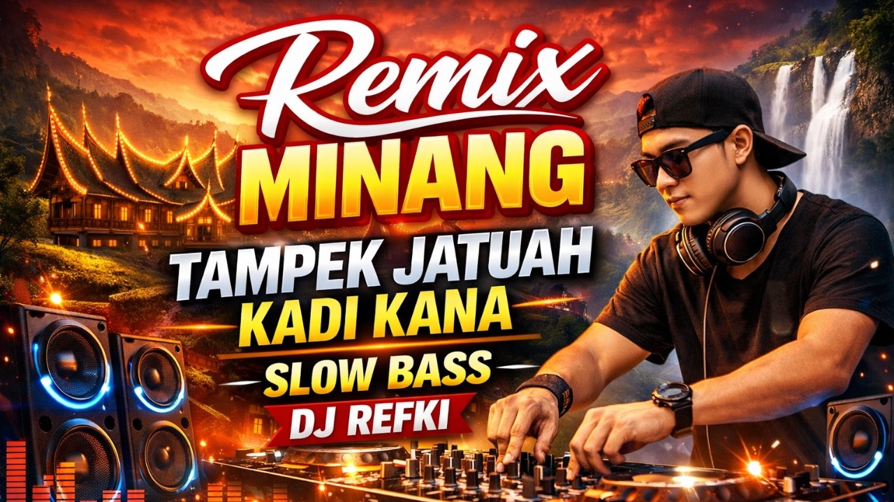 Remix Minang Paling Dalam ‼️ Tampek Jatuah Kadi Kana – Slow Bass DJ Refki