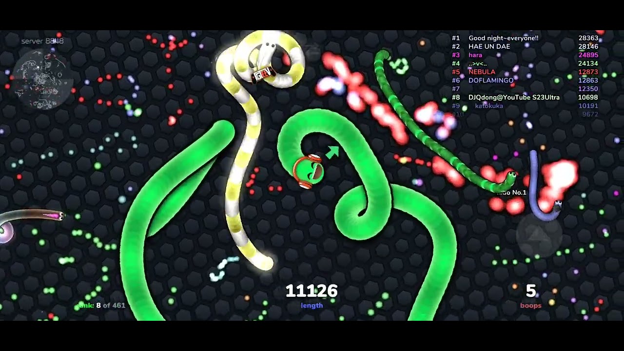 #지렁이게임#slitherio#s23울트라#s23ultra#아비치#Avicii