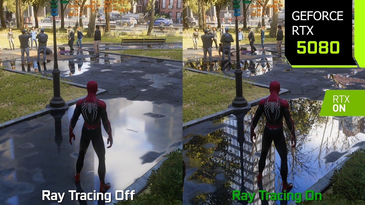 Marvel's Spider-Man 2 PC Ray Tracing On vs Off - Graphics/Performance Comparison | RTX 5080