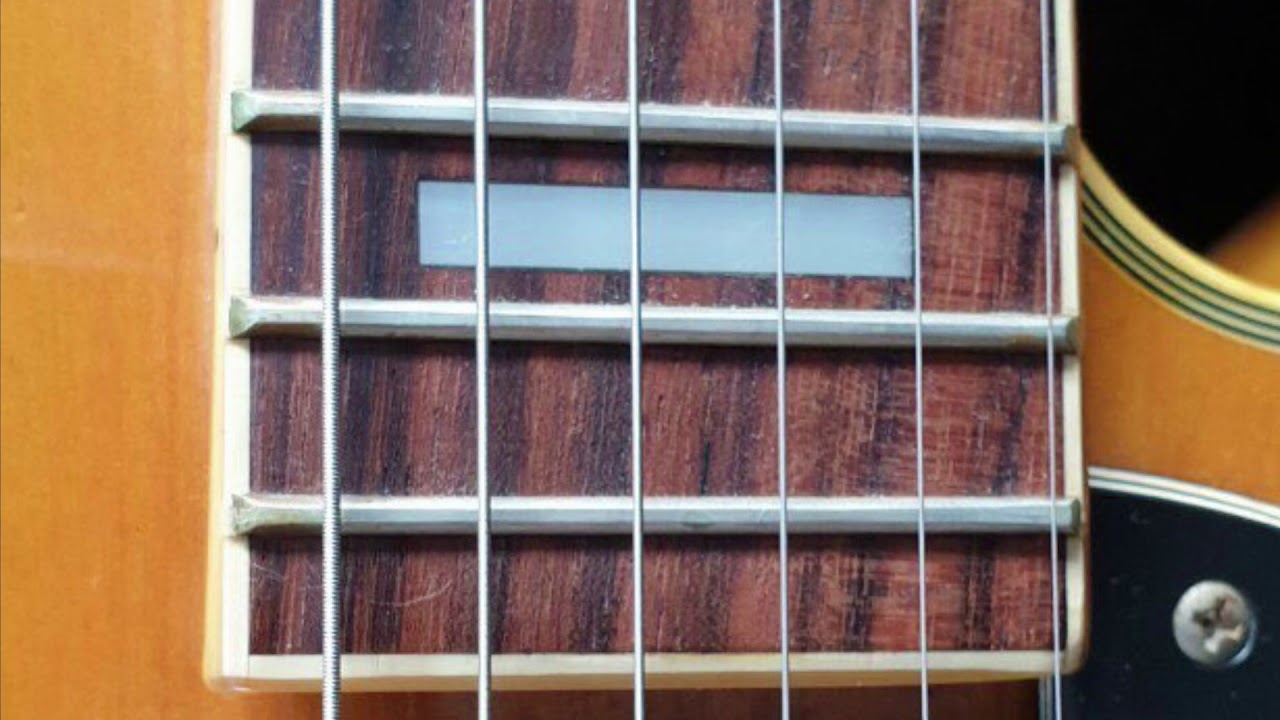 Demo DeArmond by Guild X-155, hollow body jumble Jazz, body maple, neck maple, pickup Usa - TBC shop