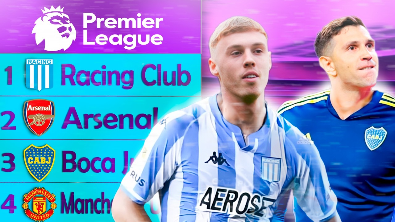 🤔 Que pasaría si EQUIPOS ARGENTINOS juegan PREMIER LEAGUE en FC25