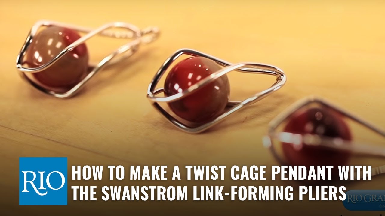 How To Make a Twist Cage Pendant with the Swanstrom Link-Forming Pliers