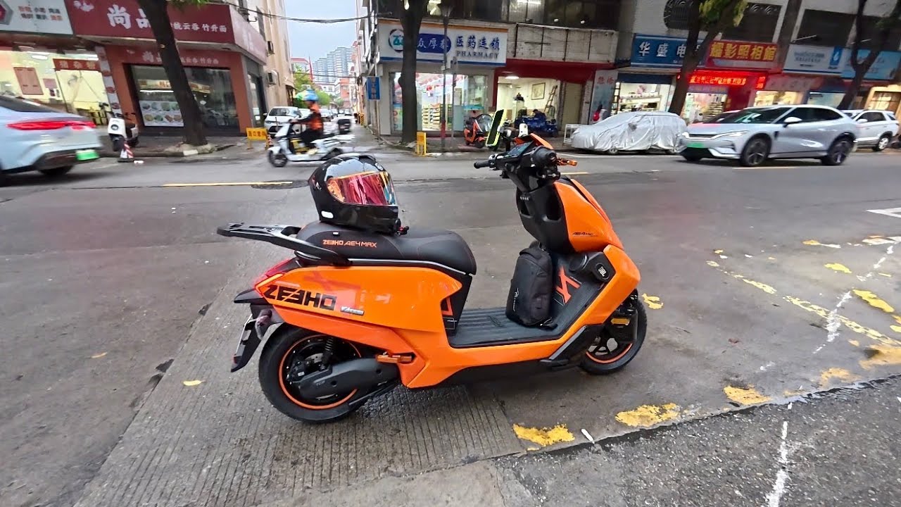 Электроскутер ZEEHO AE4 MAX с крутым апгрейдом  