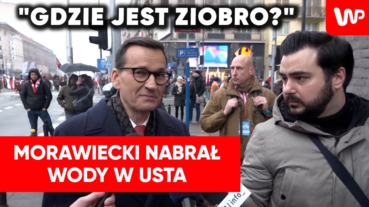 Marsz Niepodległości. Morawiecki nabrał wody w usta po tym pytaniu